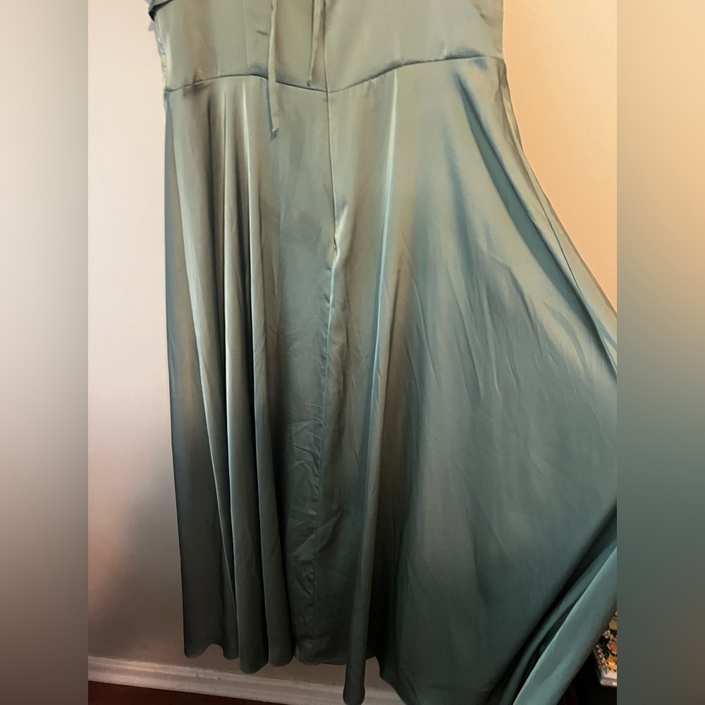 Azazie Bondi Matcha Dress - Picture 10 of 12